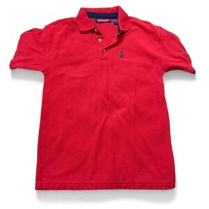 Vintage 90s Bugle Boy Red Polo Shirt, Boys Size XL